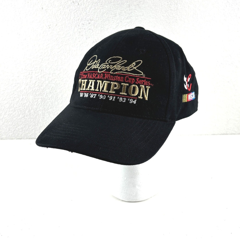 Chase Authentics Dale Earnhardt NASCAR Hat Mens OSFM Black 7x Champion